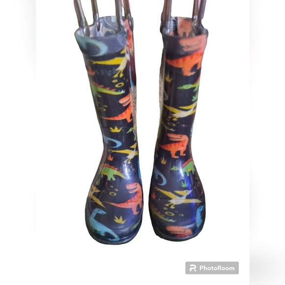 Western Chief light up dinosaur rain boots, 6 - Picture 2 of 4